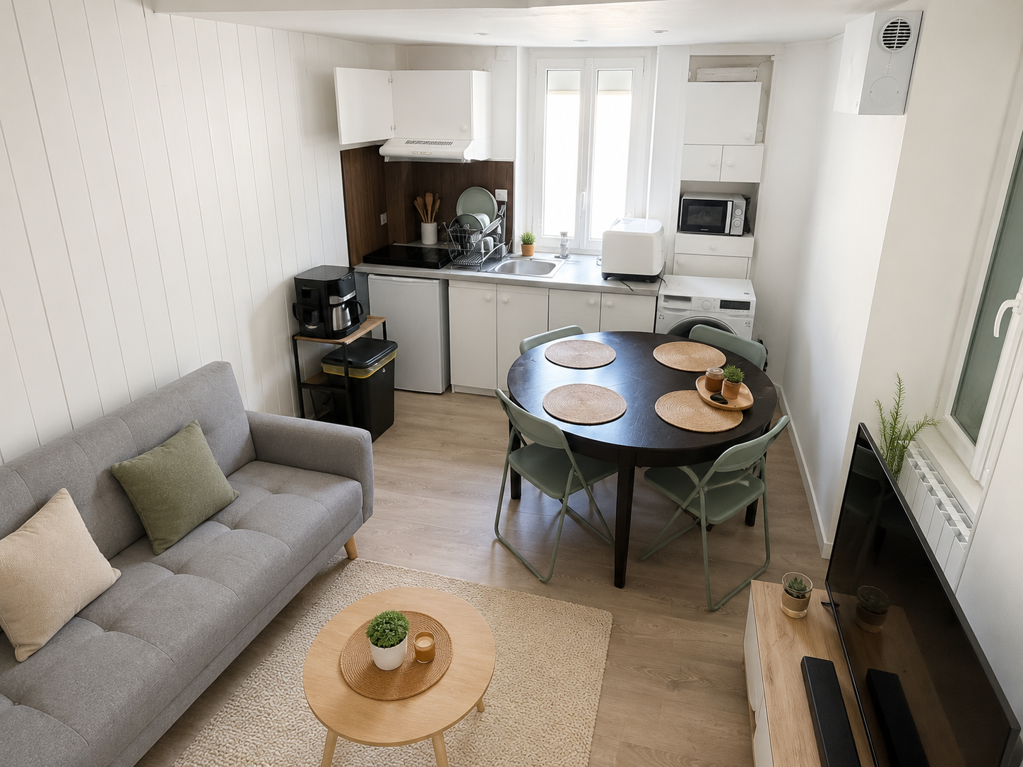 HERMANVILLE SUR MER APPARTEMENT T2 Duplex