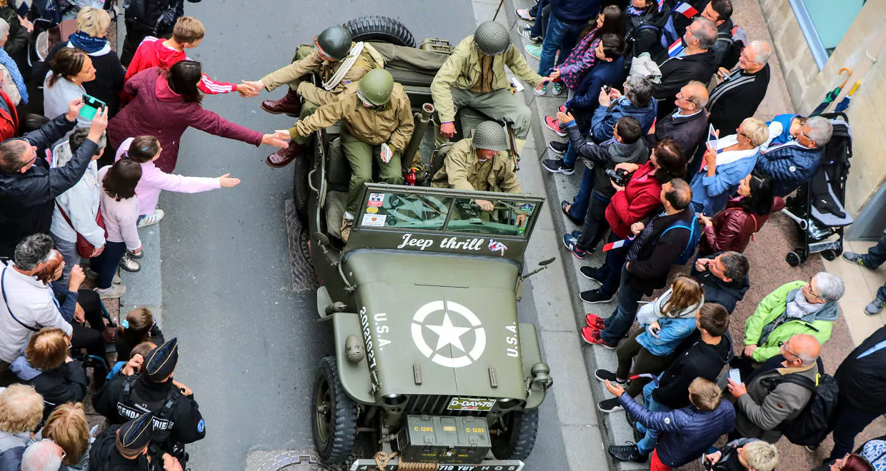 jeep commémoration débarquement
