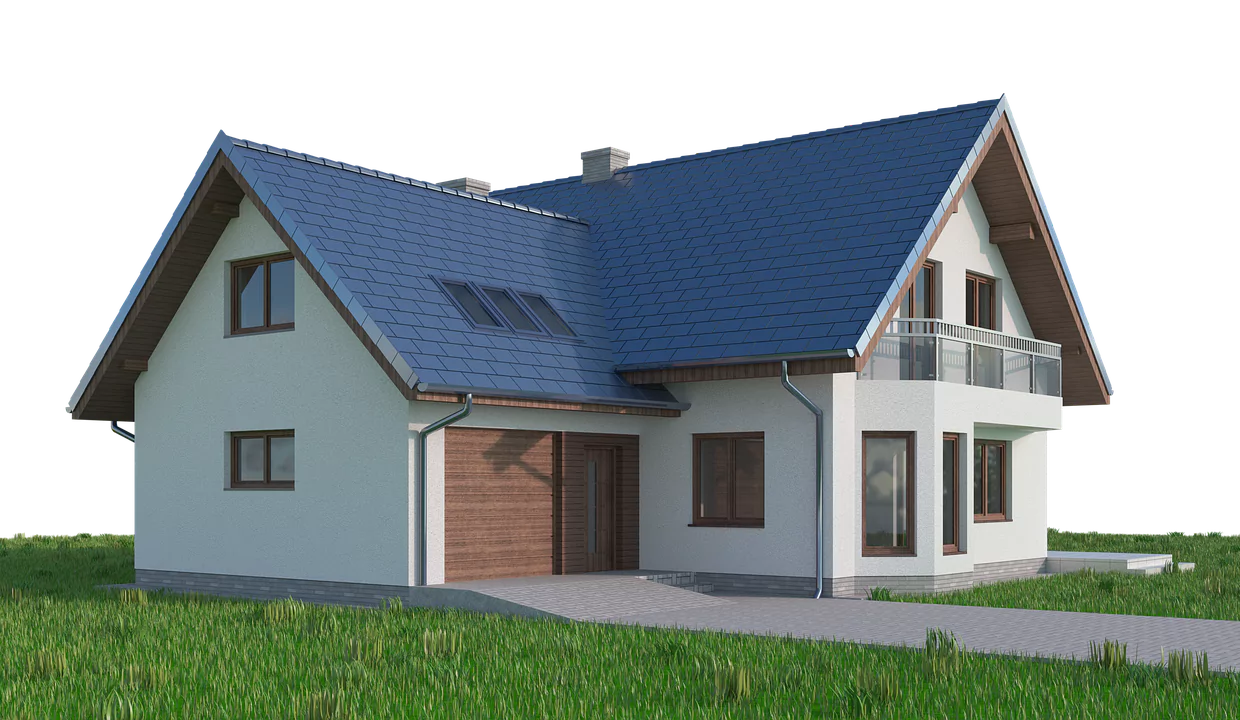 vue maison jardin