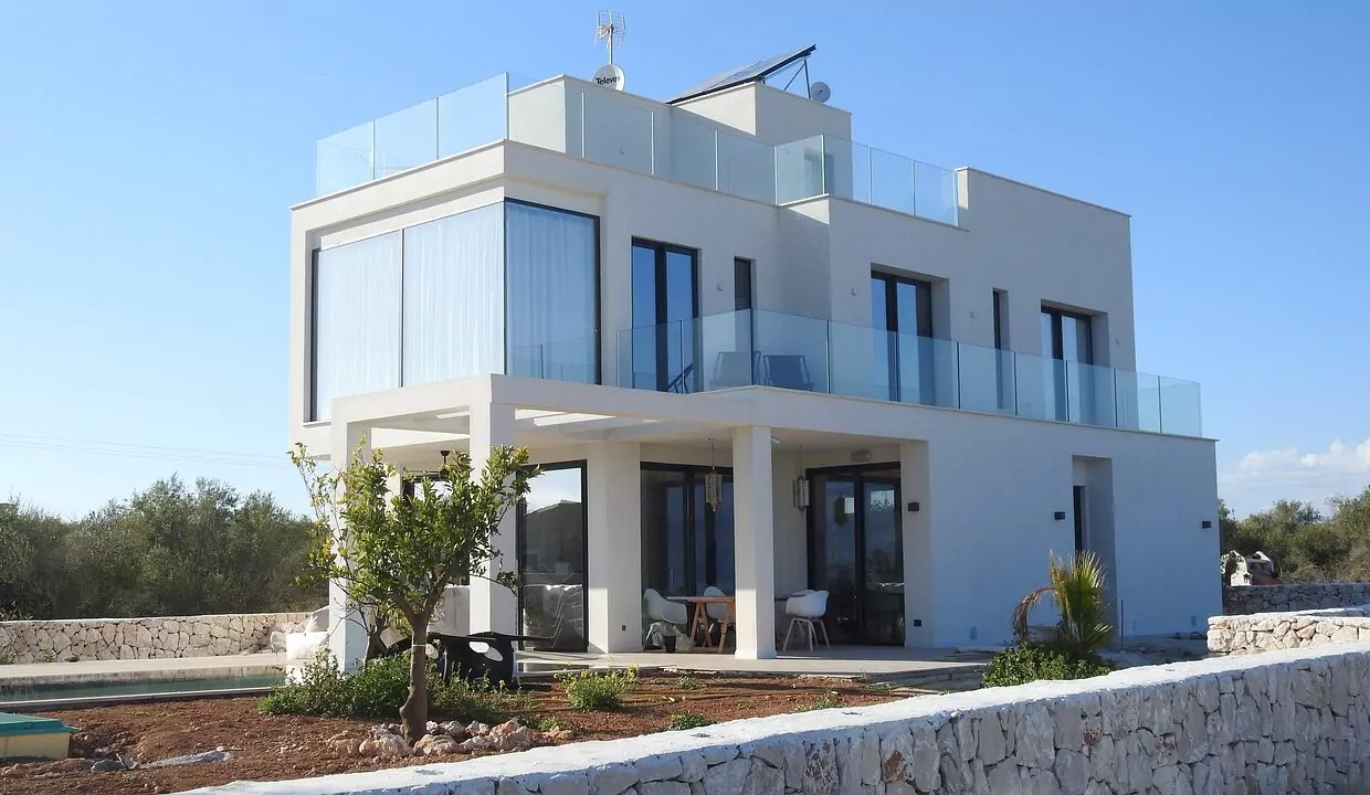 maison blanche haut de gamme