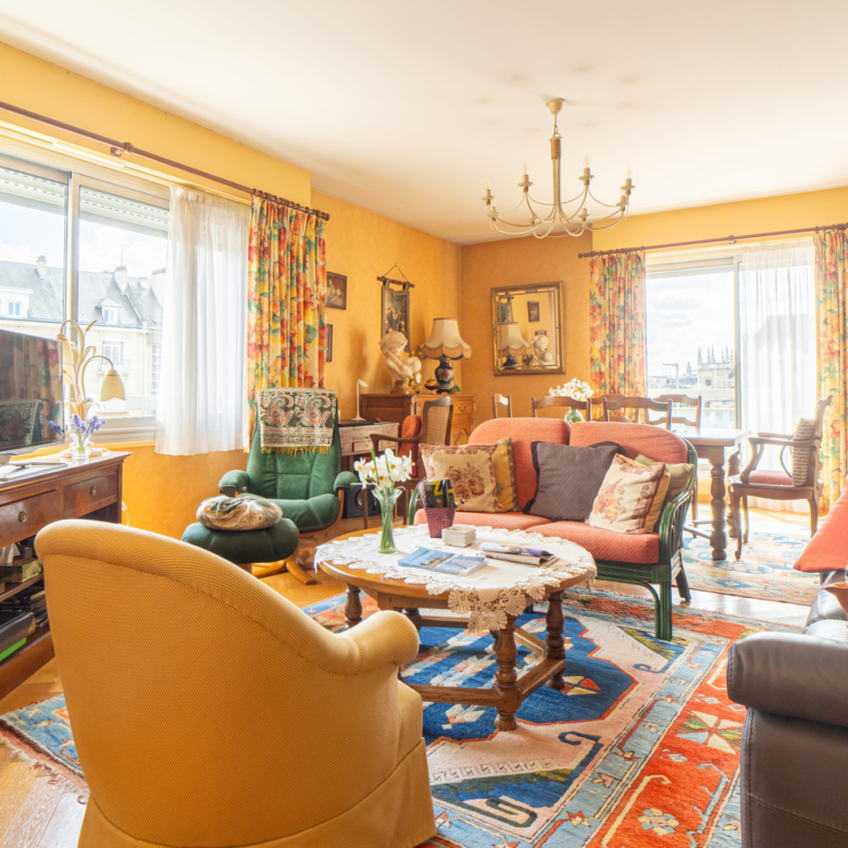 VIAGER OCCUPE APPARTEMENT T4 AVEC VUE EXCEPTIONNELLE - CAEN CENTRE VILLE