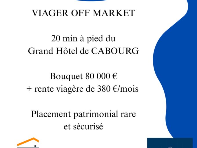 VIAGER VIAGER DIVES SUR MER 14160 - SURFACE 70M2 - REF 4771 Photo 1