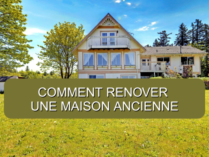 Rénover, maison, ancienne