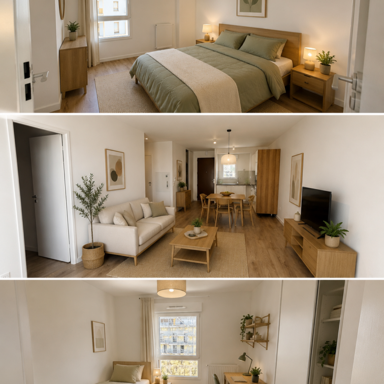 Epron 5min du CHU Appartement T3 62m2 balcon parking
