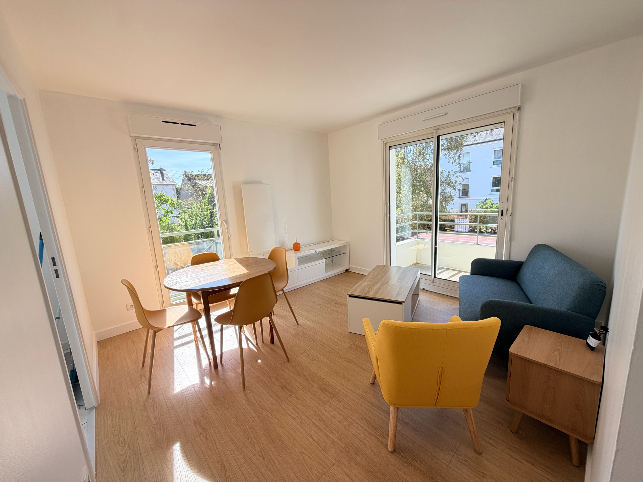 CAEN HAIE VIGNE T2 Meublé 34 m2 + jardin + parking